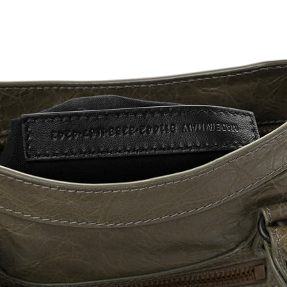 Balenciaga Agneau Arena Classic Hardware Small Le City Army Green 7 of 10