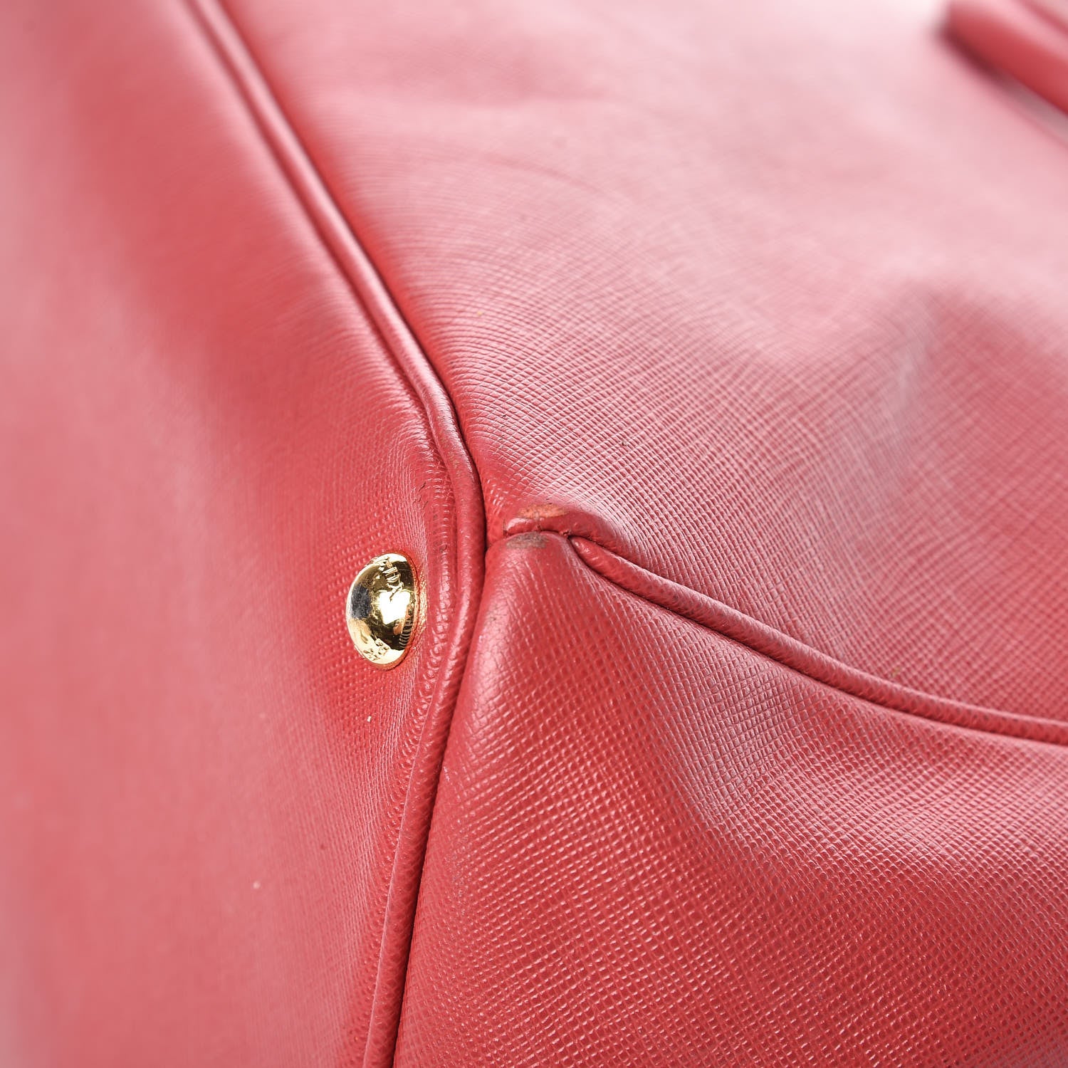 Prada Saffiano Large Galleria Double Zip Tote Fuoco 15 of 17