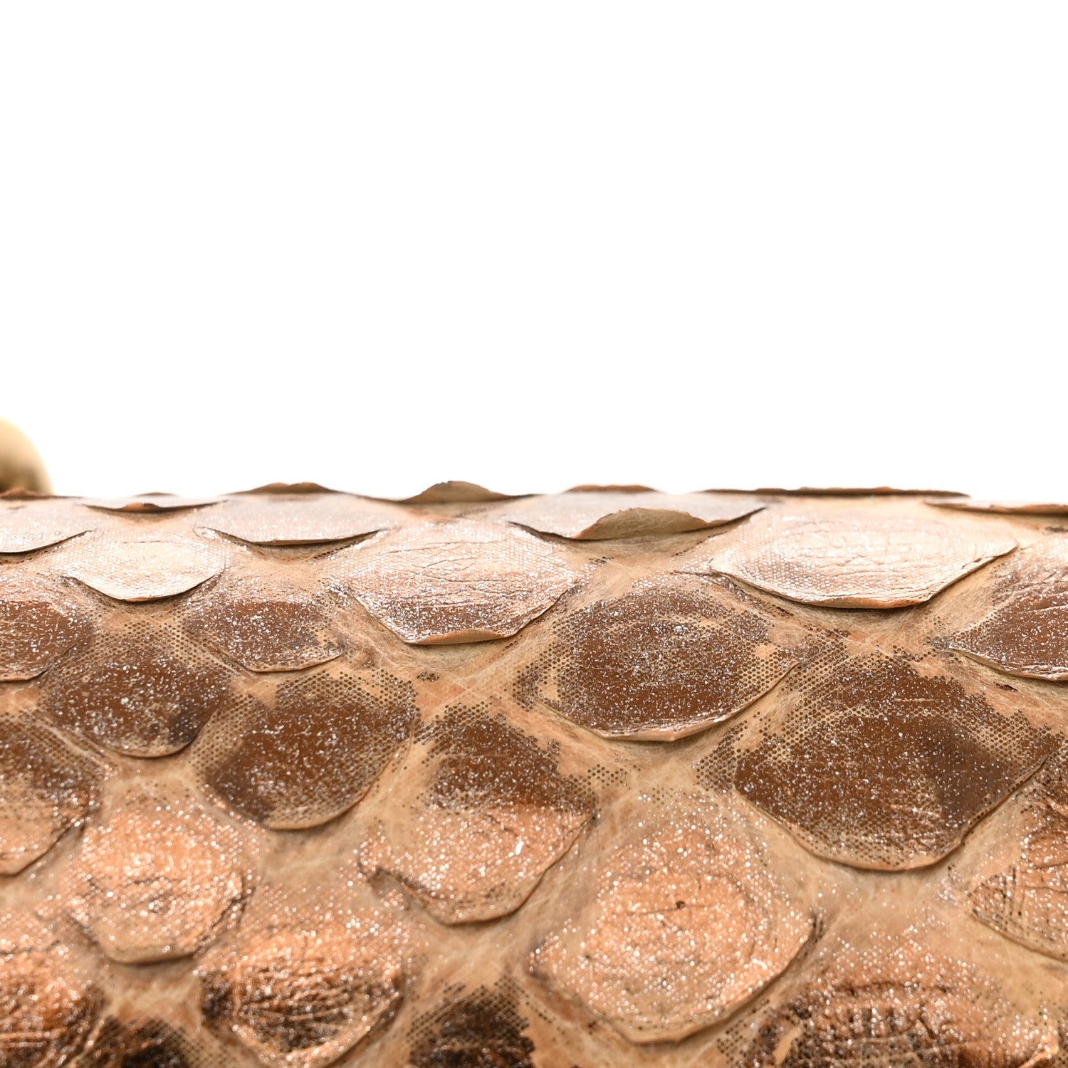 Chanel Snakeskin Calfskin Small Boy Flap Gold 11 of 17