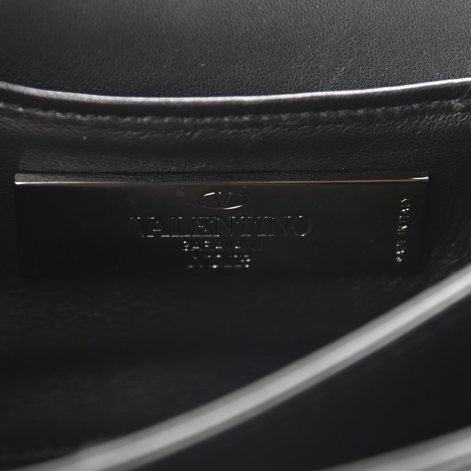 Valentino Garavani Vitello Rockstud All Over Va Va Voom Flap Bag Black 6 of 12