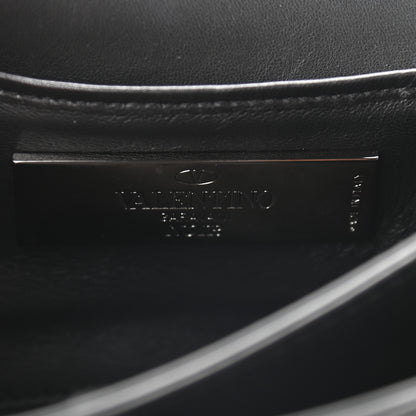 Valentino Garavani Vitello Rockstud All Over Va Va Voom Flap Bag Black 6 of 12