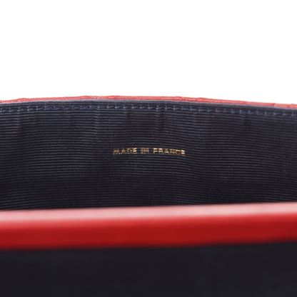 Chanel Lambskin Quilted Medium Single Flap Red 10 of 11