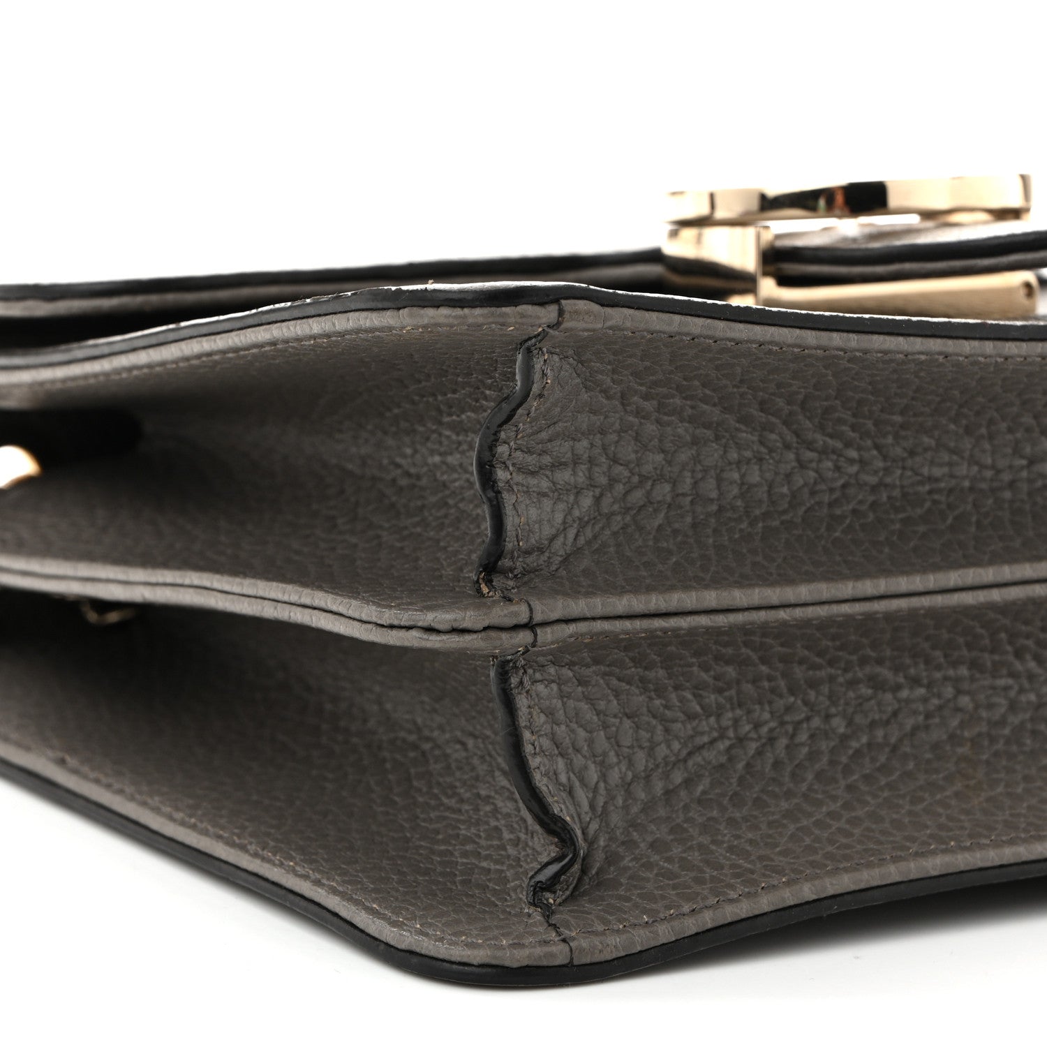 Gucci Dollar Calfskin Small Interlocking G Shoulder Bag Loess 9 of 11