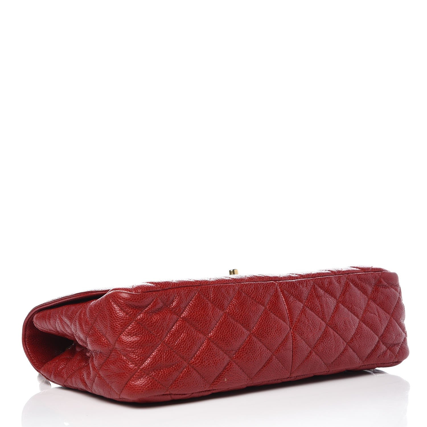 Chanel Crumpled Grained Calfskin Flap Red 4 of 8