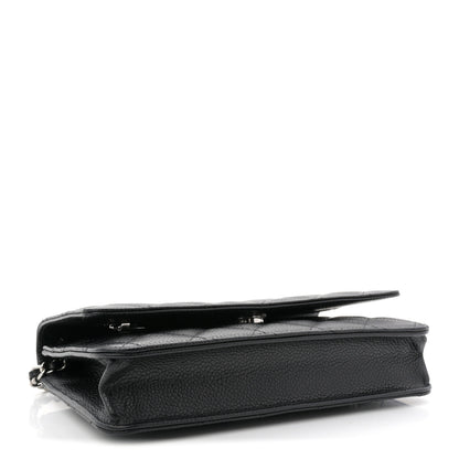 Chanel Caviar Quilted Wallet on Chain WOC Black 4 of 11