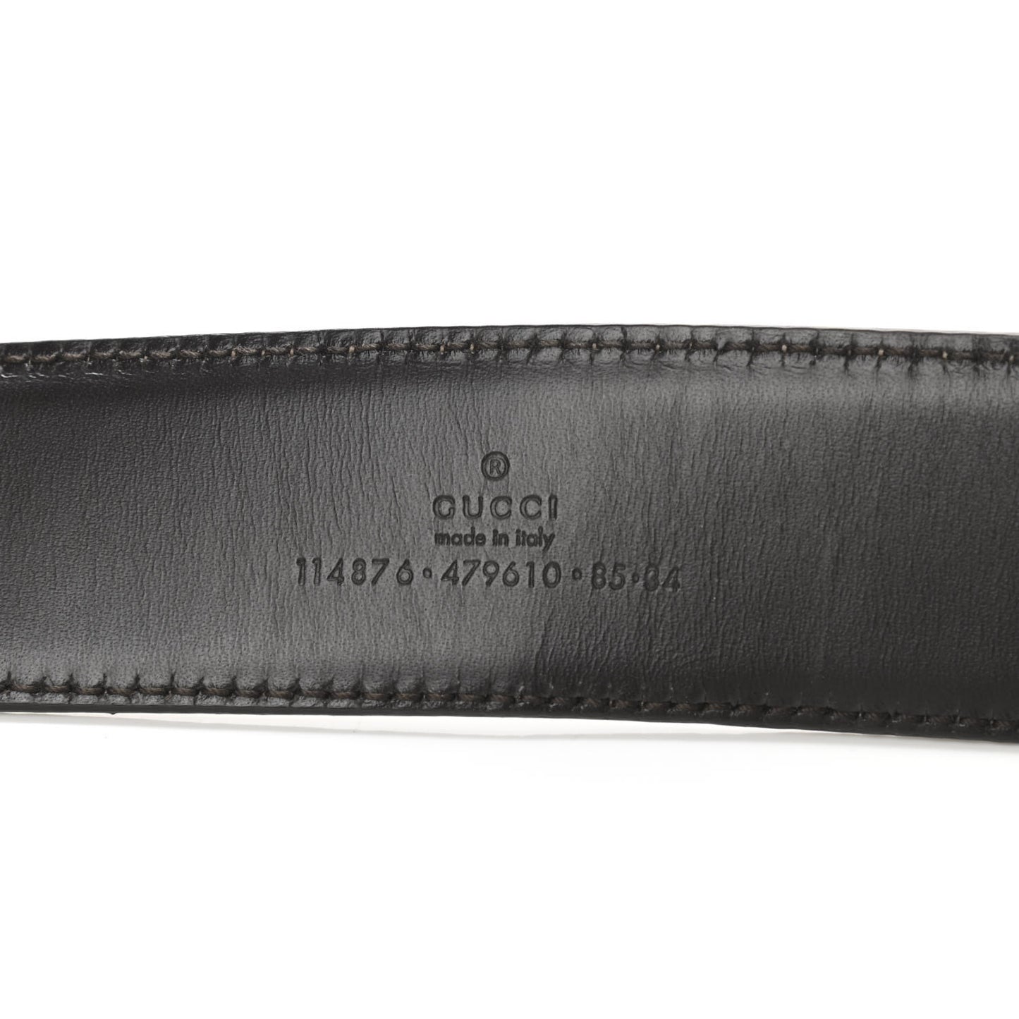 Guccissima Interlocking G 40mm Belt 85 34 Off White