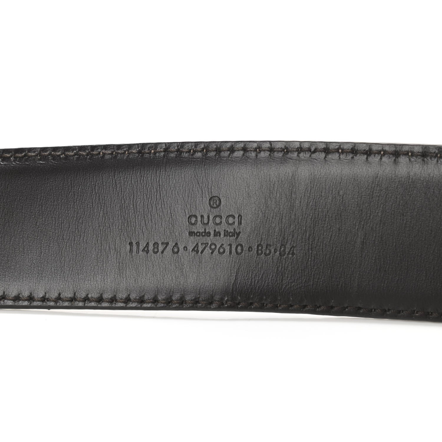 Gucci Guccissima Interlocking G 40mm Belt 85 34 Off White 3 of 6