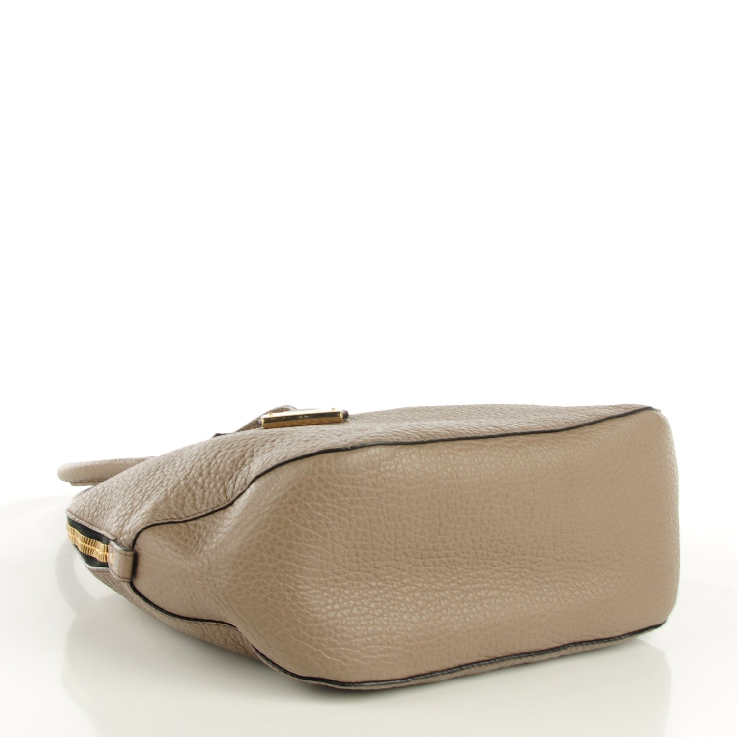 Burberry Heritage Grain Medium Orchard Bowling Bag Pale Taupe 4 of 9