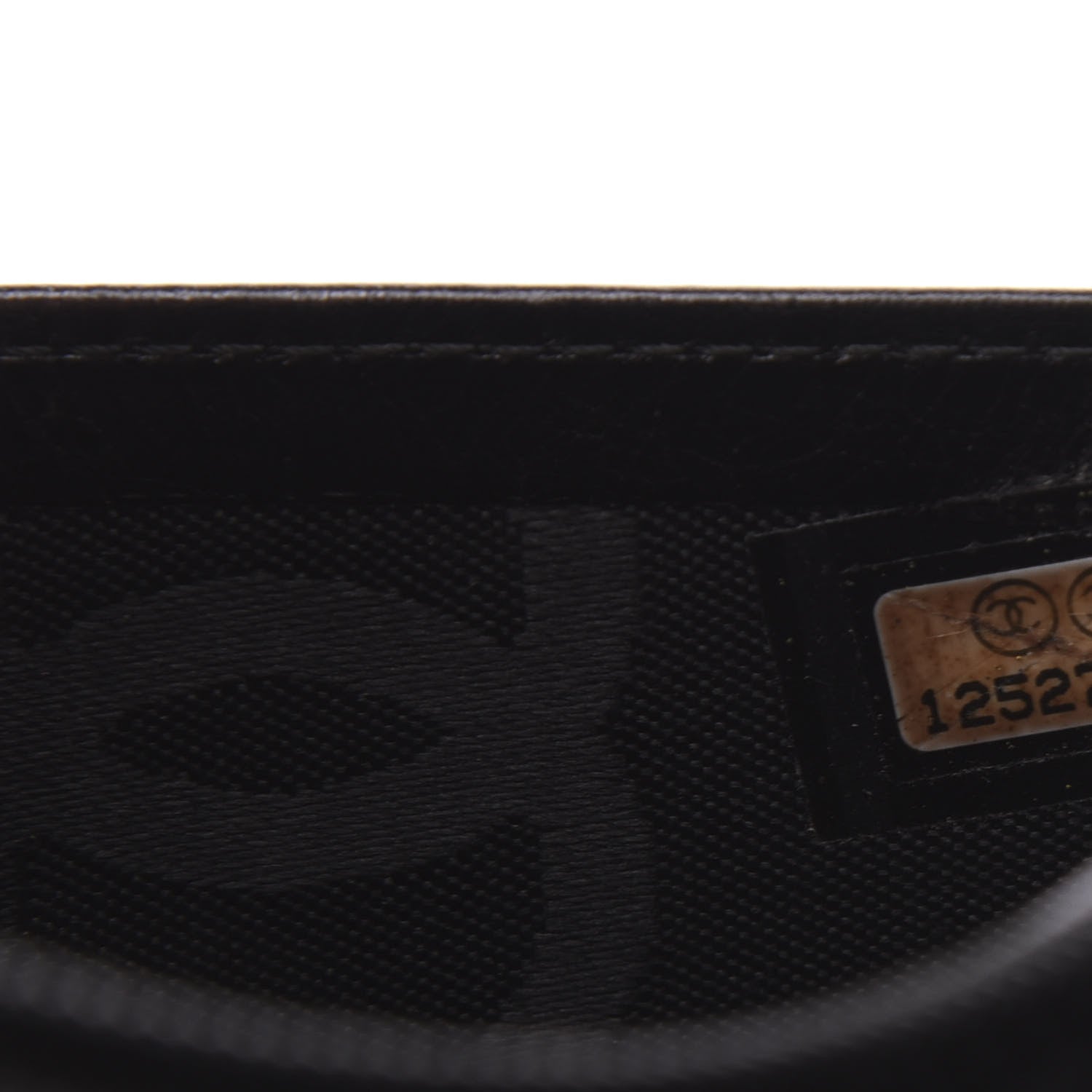 Chanel Calfskin Quilted Cambon Yen Wallet Black 7 of 7