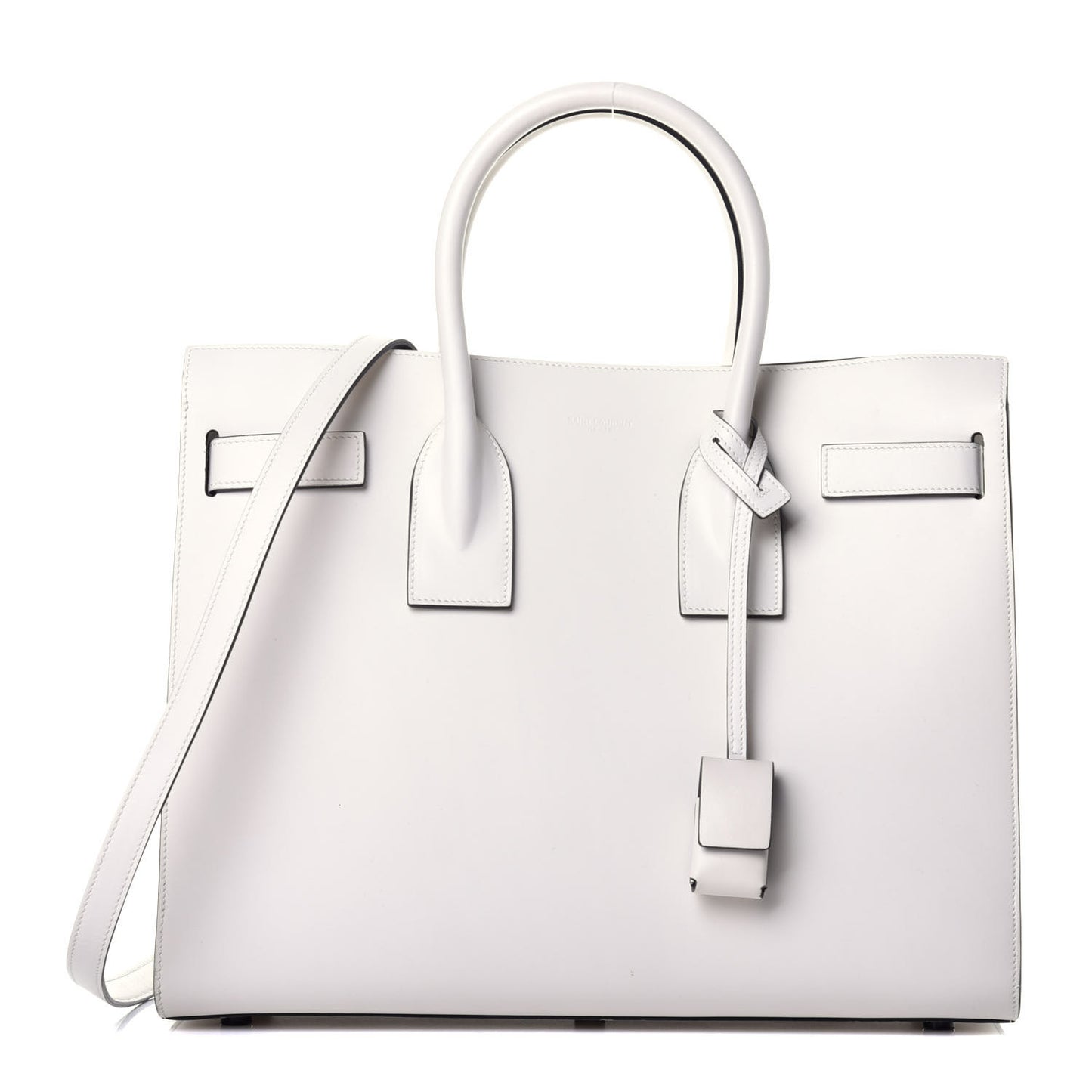 Grained Calfskin Small Sac De Jour Dove Porcellana Black