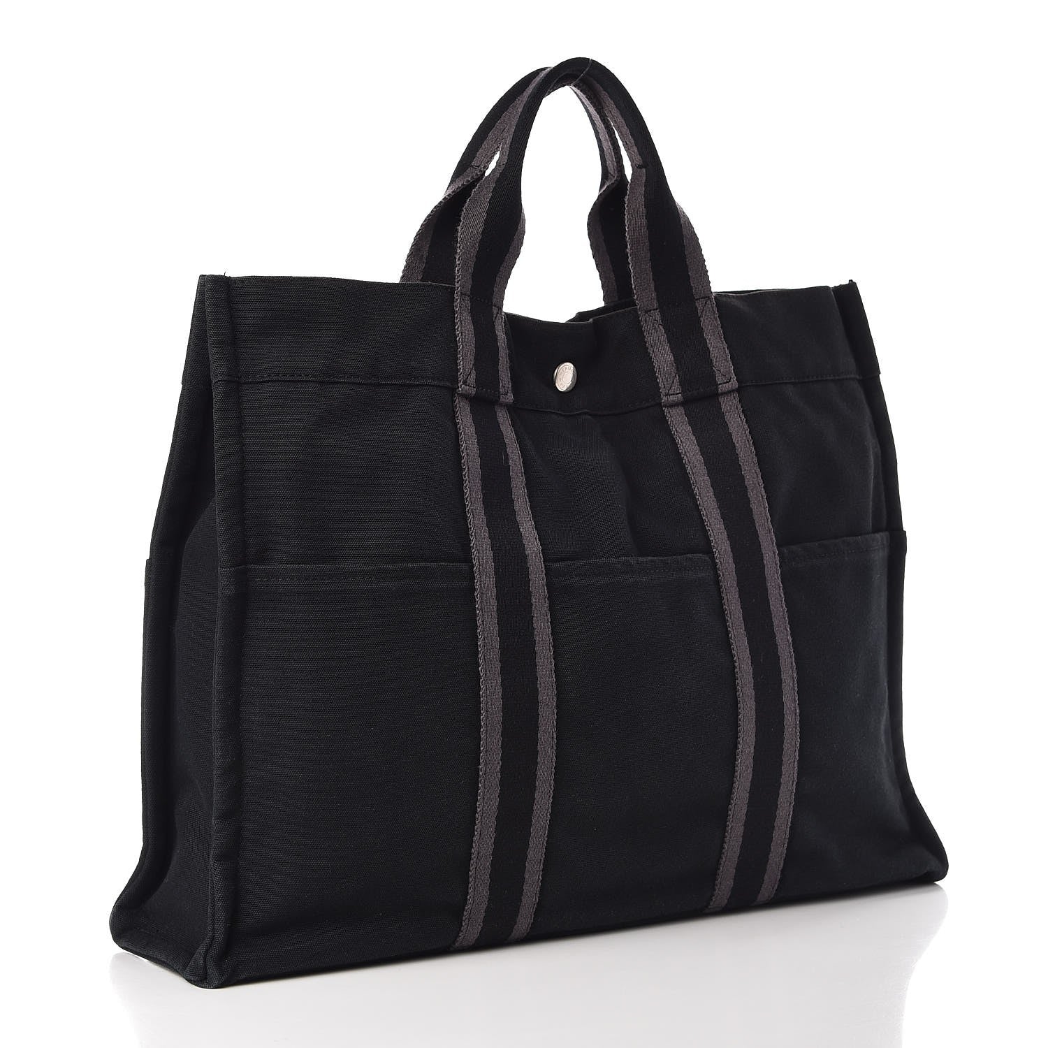 Hermes Canvas Fourre Tout MM Black 3 of 11