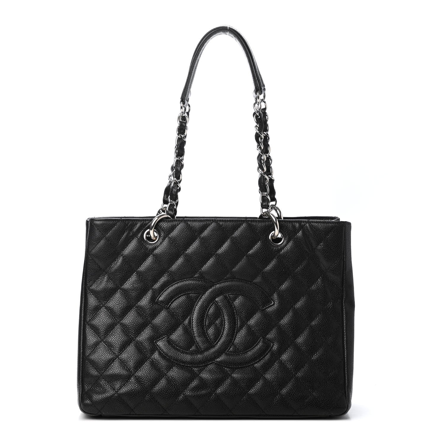 Chanel Caviar Quilted Grand Shopping Tote GST Black 1 of 4