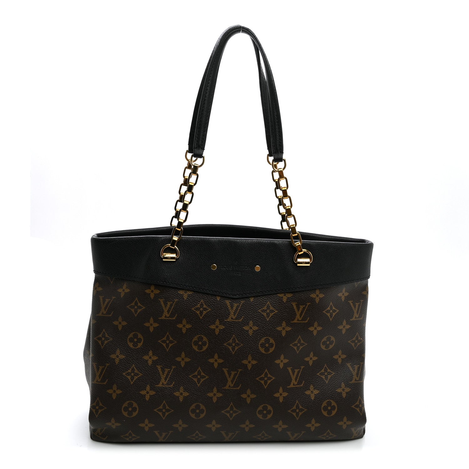 Louis Vuitton Monogram Pallas Shopper Black 1 of 11