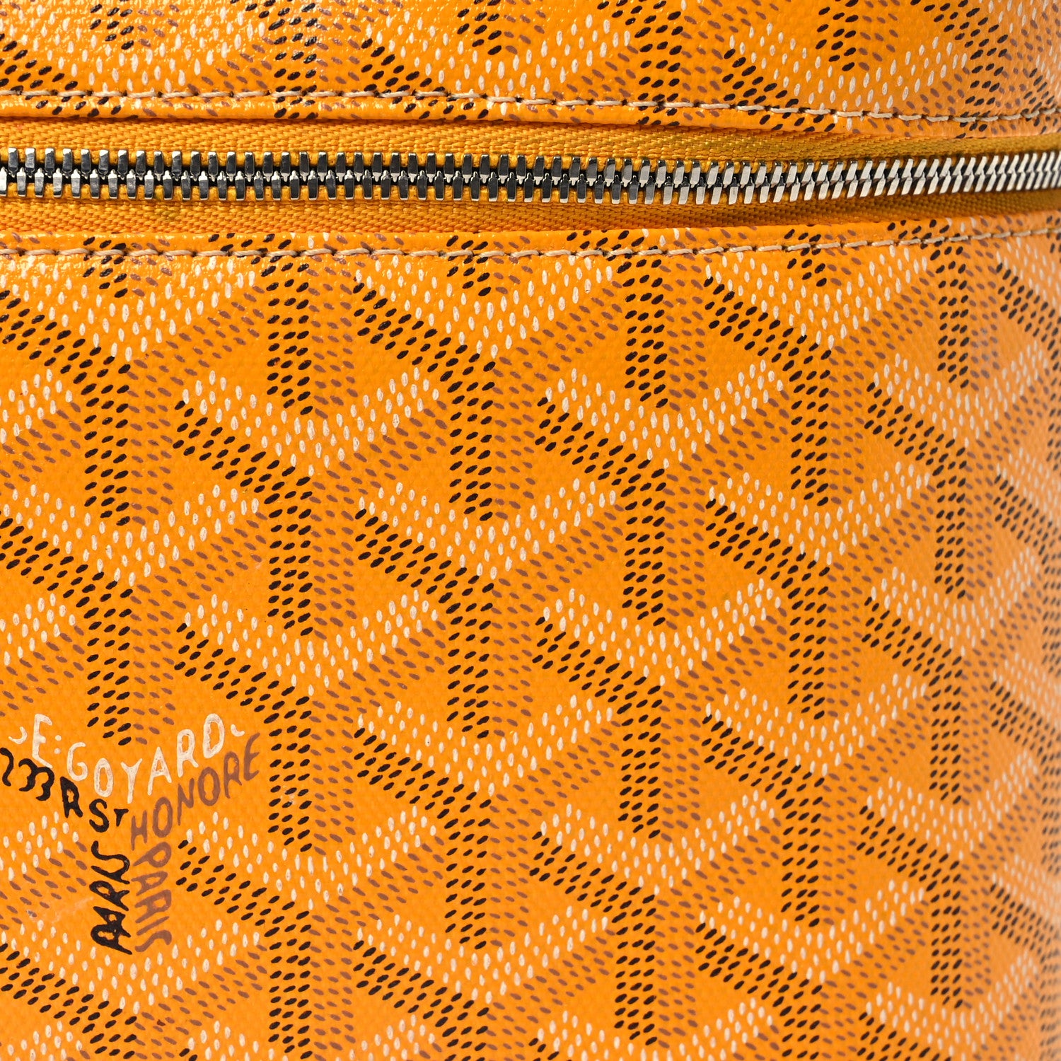 Goyard Goyardine Muse Vanity Case Yellow 8 of 15