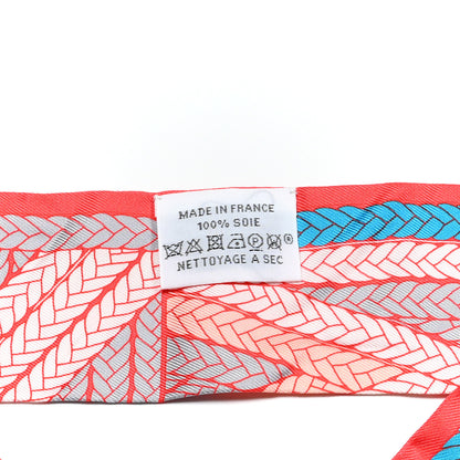 Hermes Silk Tresses H Twilly Bleu Grenadine 2 of 4