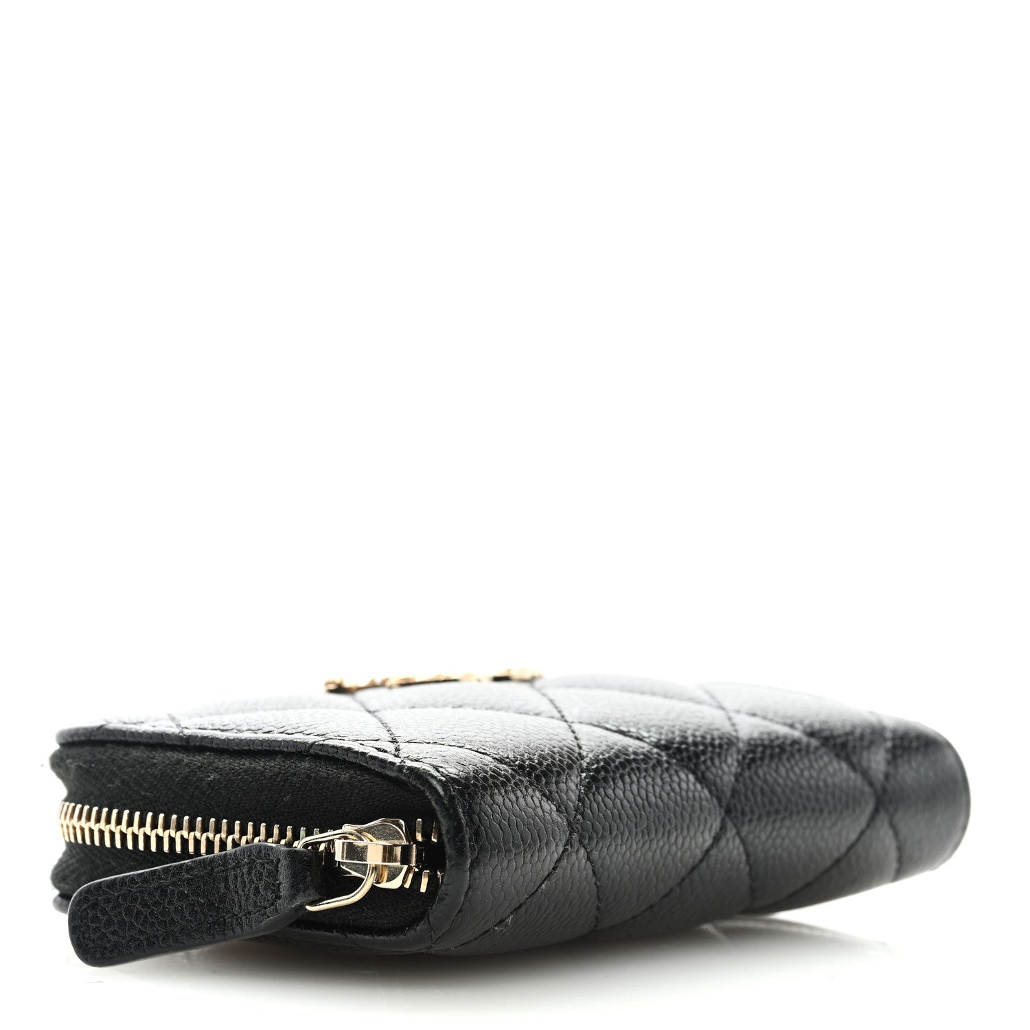 Chanel Caviar Quilted Multi Chain CC Zip Coin Purse Black 4 of 7
