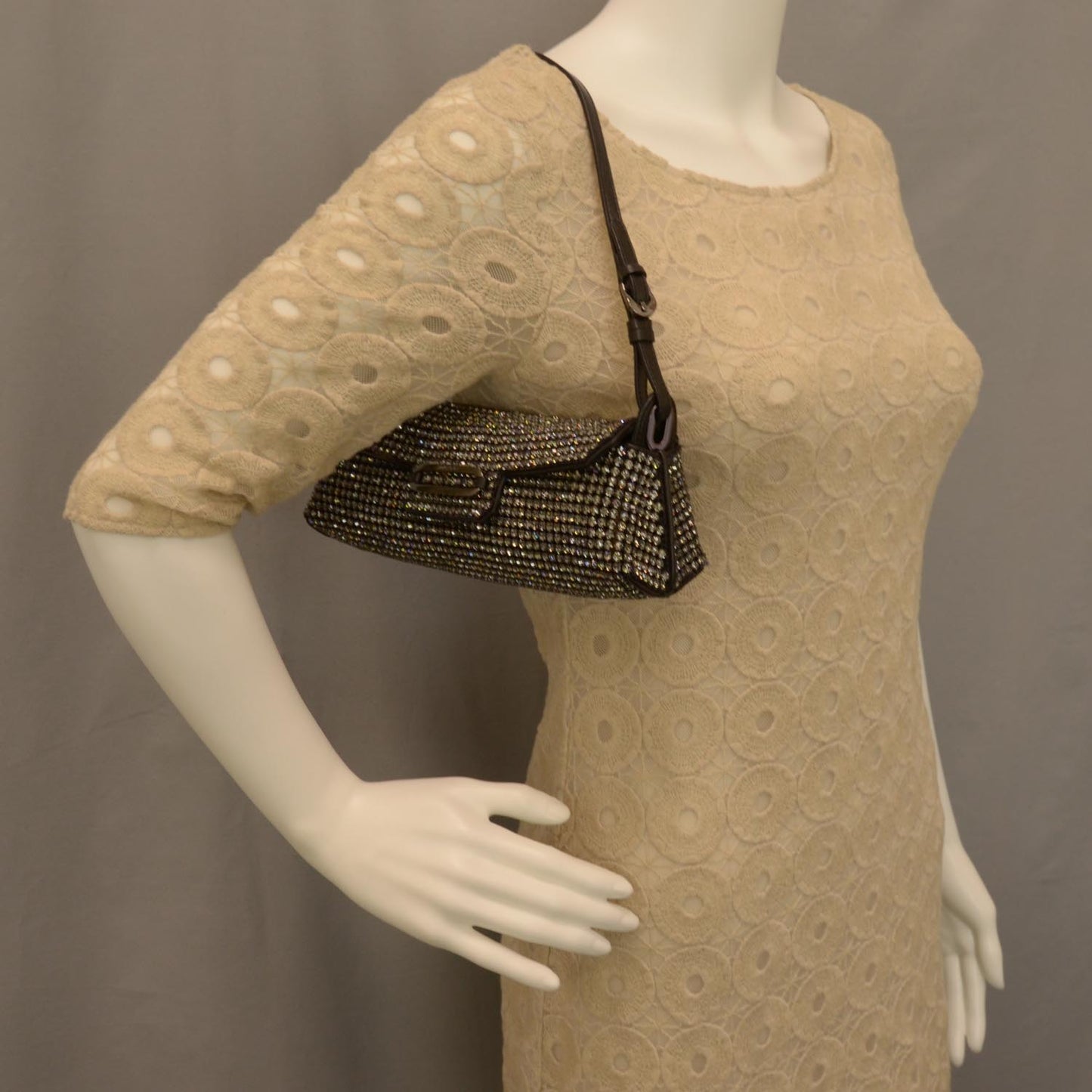 Swarovski Crystal Tulita Flap Bag