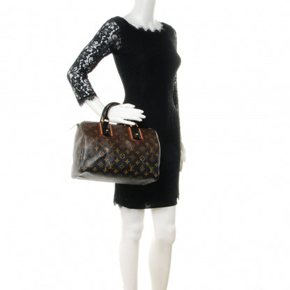 Louis Vuitton Monogram Mirage Speedy 30 Black 2 of 8