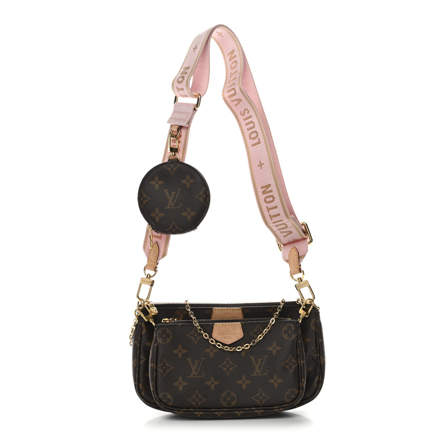 Louis Vuitton Monogram Multi Pochette Accessories Rose Clair 1 of 11