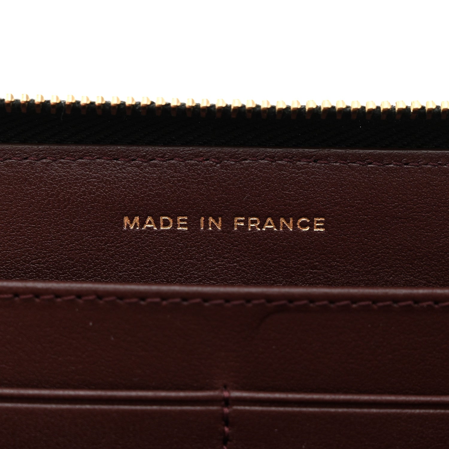 Chanel Caviar Quilted Large Gusset Zip Around Wallet Black 7 of 10