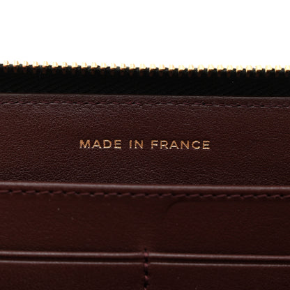 Chanel Caviar Quilted Large Gusset Zip Around Wallet Black 7 of 10