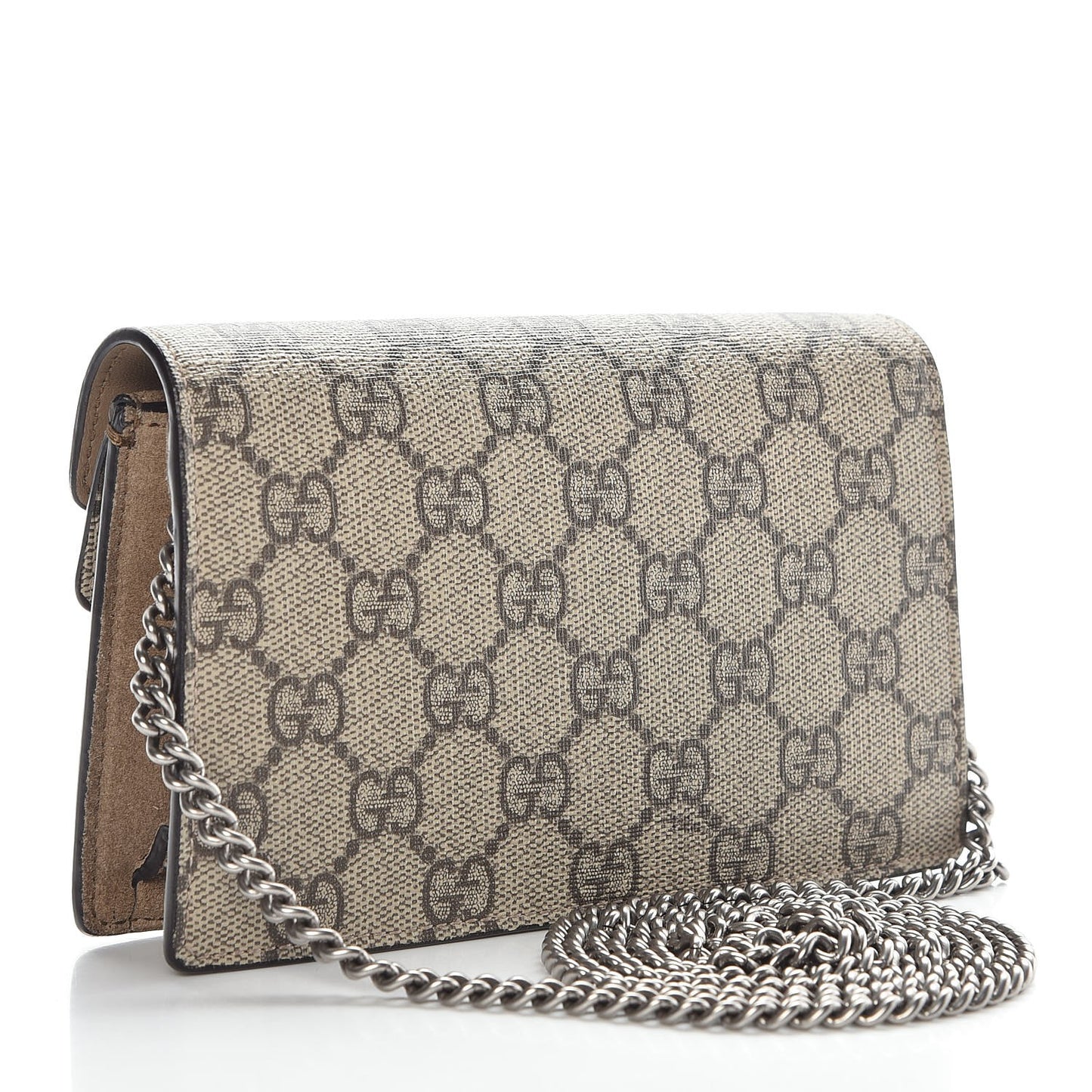 GG Supreme Monogram Super Mini Dionysus Shoulder Bag Taupe