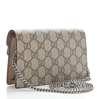 Gucci GG Supreme Monogram Super Mini Dionysus Shoulder Bag Taupe 3 of 7