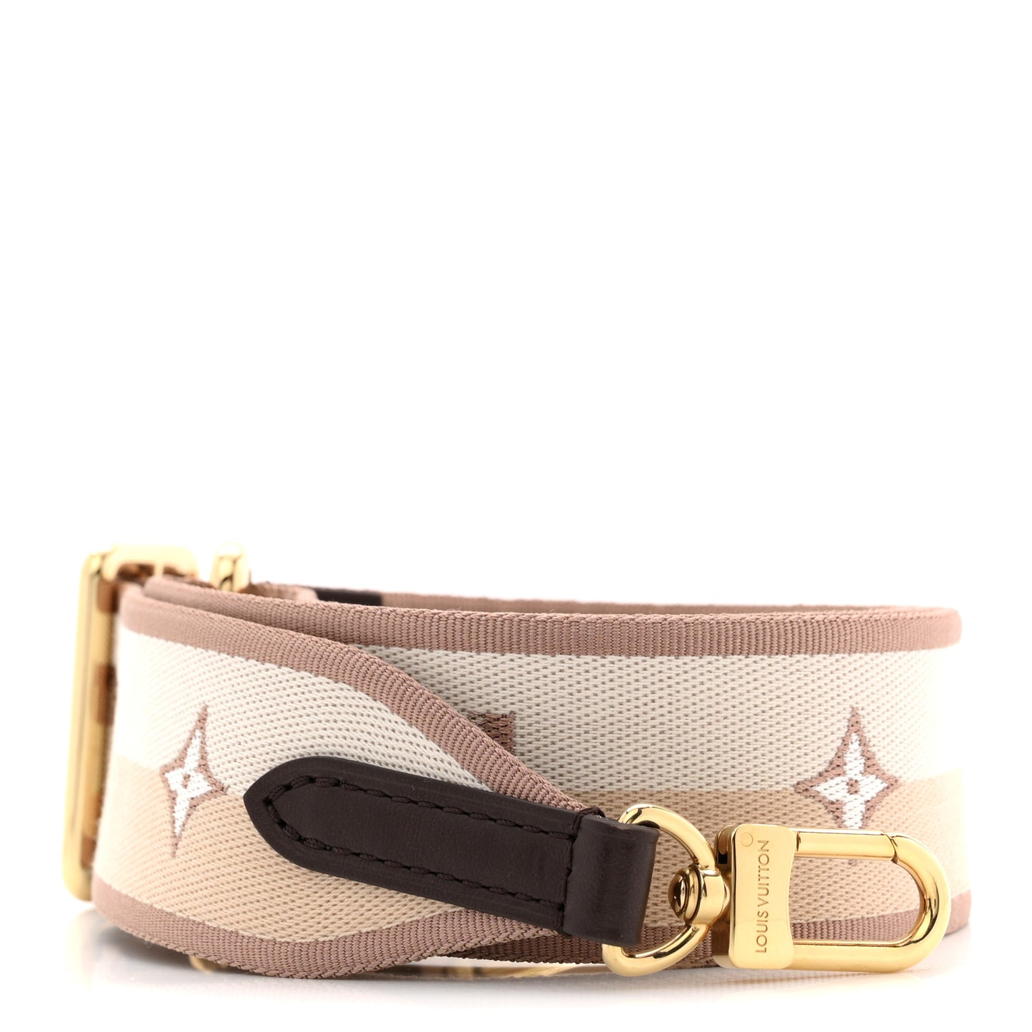 Jacquard Speedy Bandouliere 20 Shoulder Strap Beige Brown