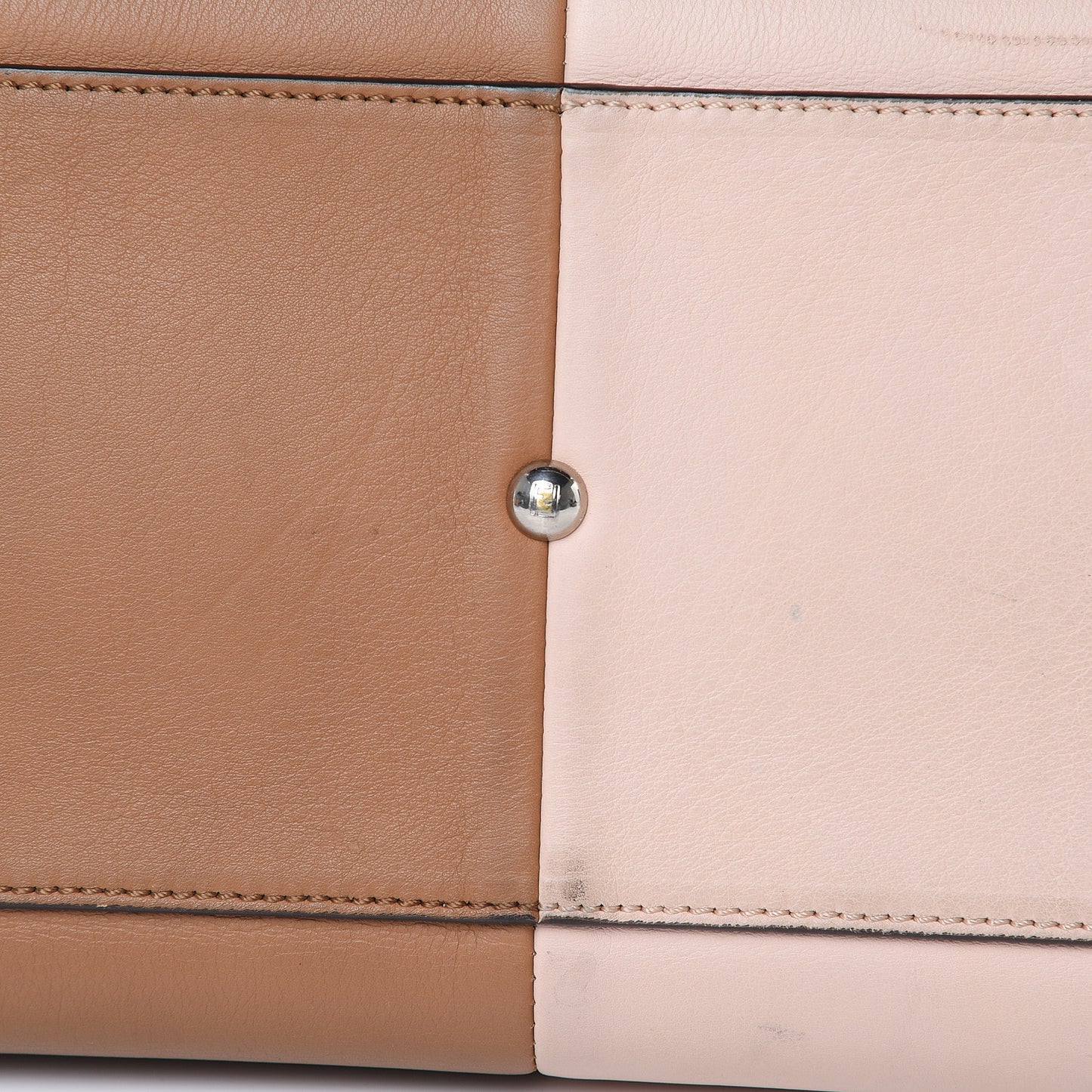 Vitello Bi-Color Large 3Jours Tote Orzo Rosa Plaster