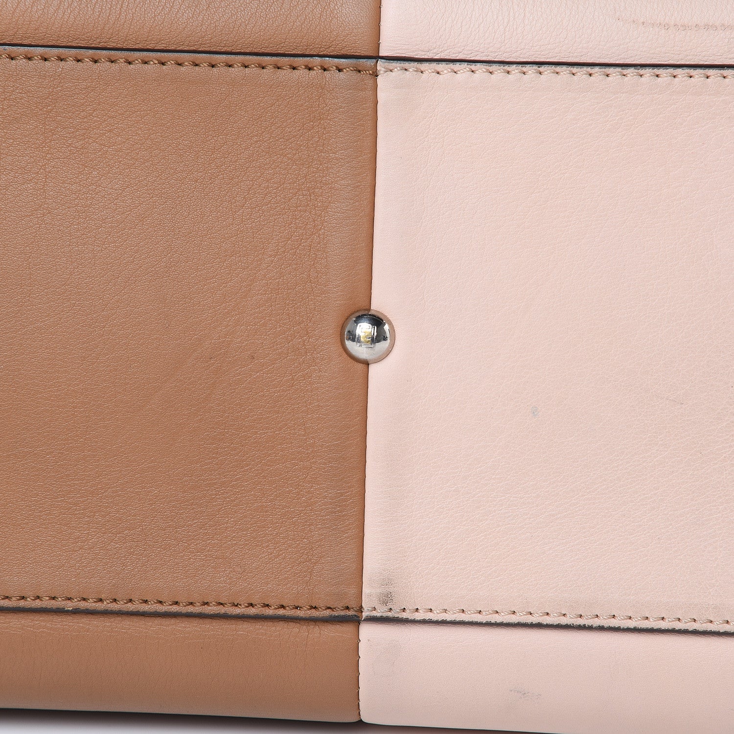 Fendi Vitello Bi-Color Large 3Jours Tote Orzo Rosa Plaster 12 of 18