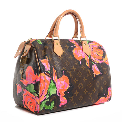 Louis Vuitton Monogram Roses Speedy 30 3 of 7