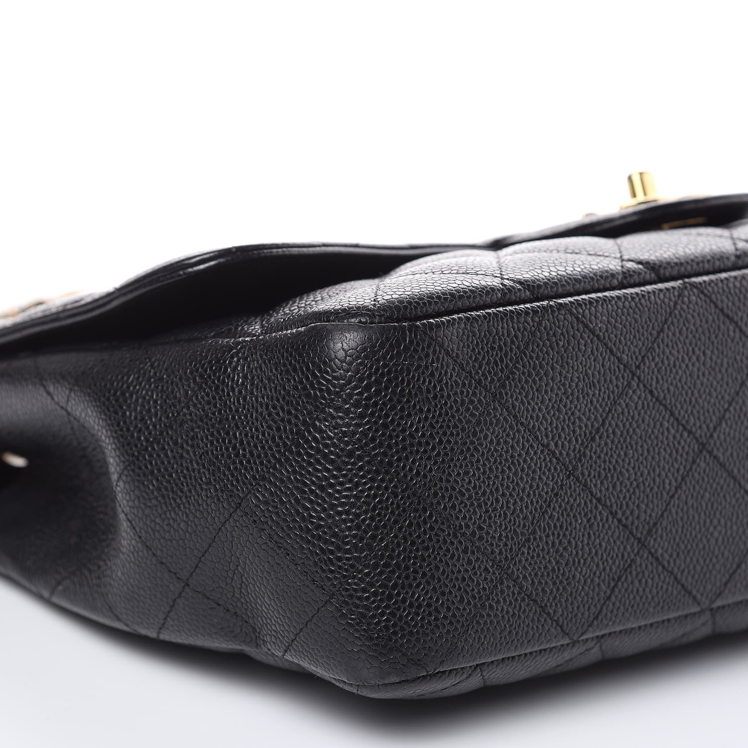 Chanel Caviar Quilted Jumbo Single Flap Black 8 of 17