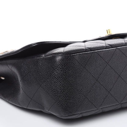 Chanel Caviar Quilted Jumbo Single Flap Black 8 of 17