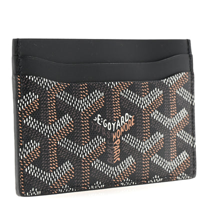 Goyard Goyardine Saint Sulpice Card Holder Black 3 of 7