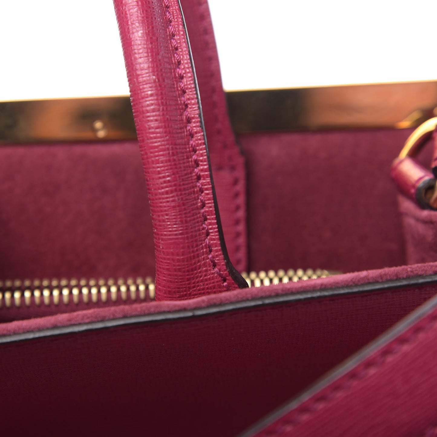 Vitello Elite Flamingo Regular 2Jours Tote Amarena