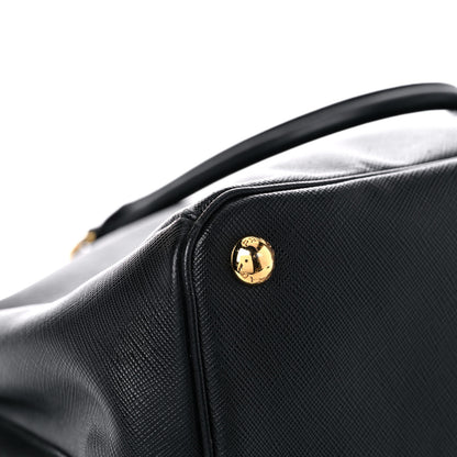 Prada Saffiano Large Galleria Double Zip Tote Black 10 of 11