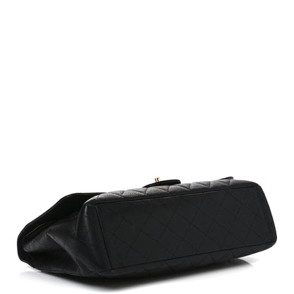 Chanel Caviar Quilted Maxi Double Flap Black 4 of 11