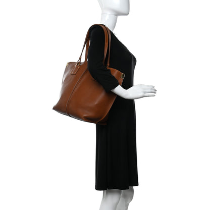 Chloe Calfskin Medium Vick Tote Caramel 2 of 13