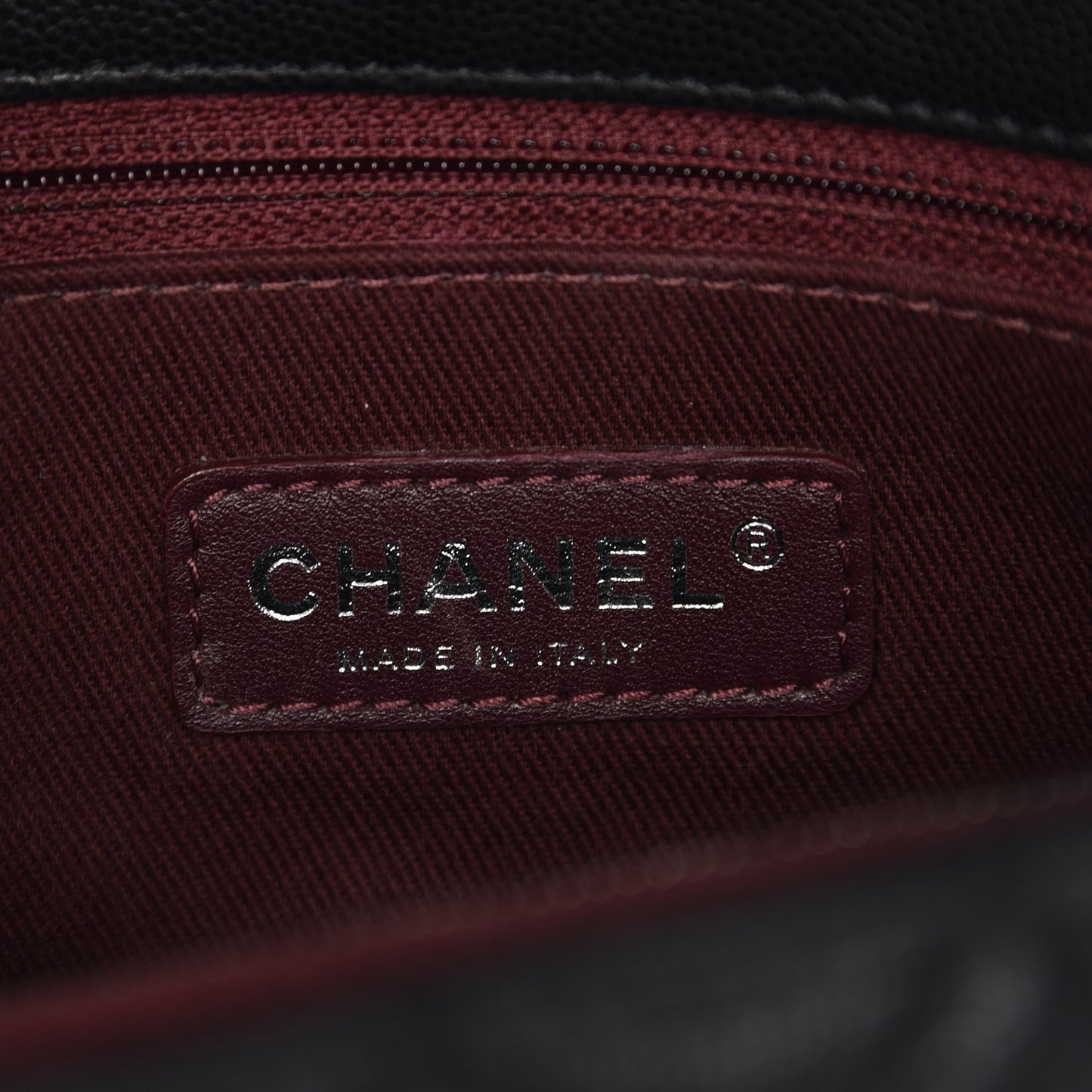 Caviar Quilted Small Coco Handle Flap Black