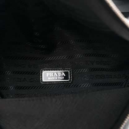 Prada Saffiano Triangle Belt Bag Black 5 of 11
