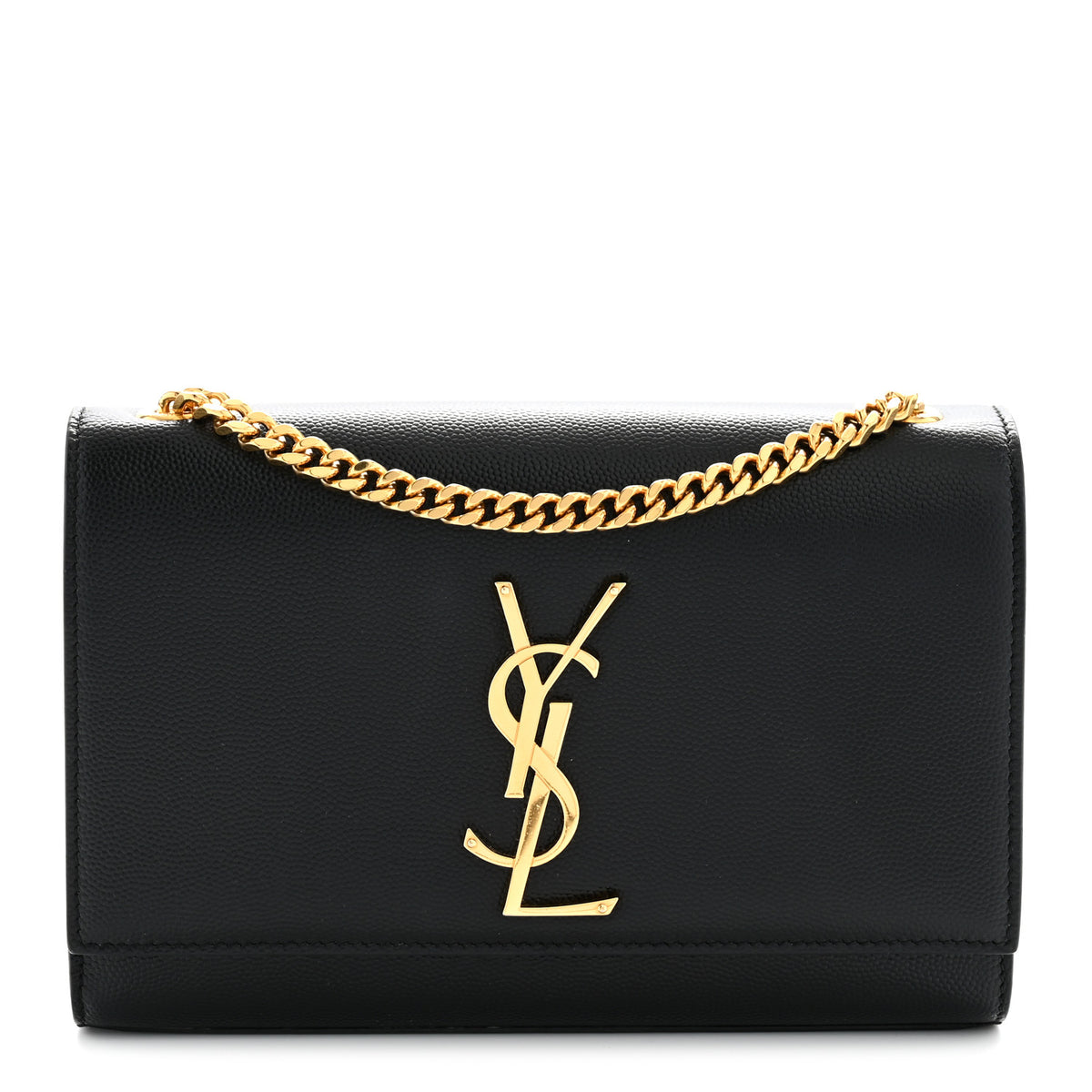 Grain De Poudre Small Monogram Kate Satchel Black