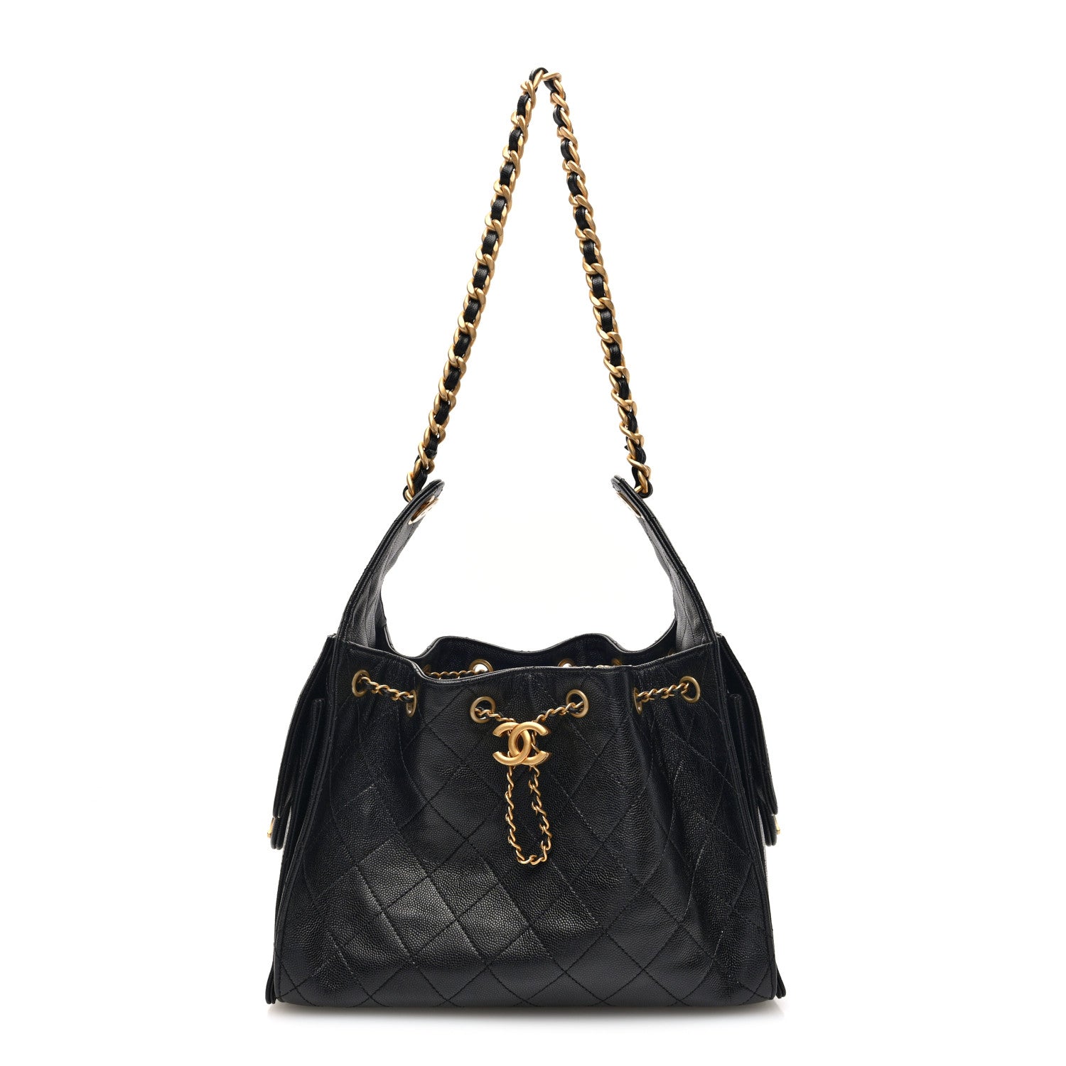 Chanel Caviar Quilted Small Chanel 25 Handbag Black 1 of 10