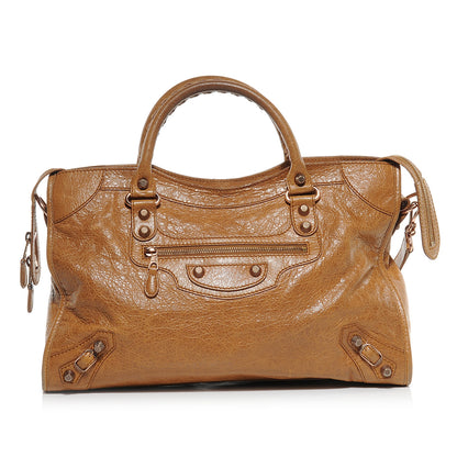 Balenciaga Agneau Giant 12 Rose Gold Hardware City Cumin 1 of 7