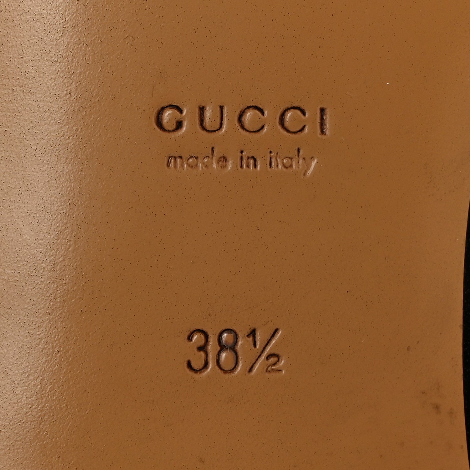 Gucci Calfskin Womens Jordaan Loafers 38.5 Black 5 of 14