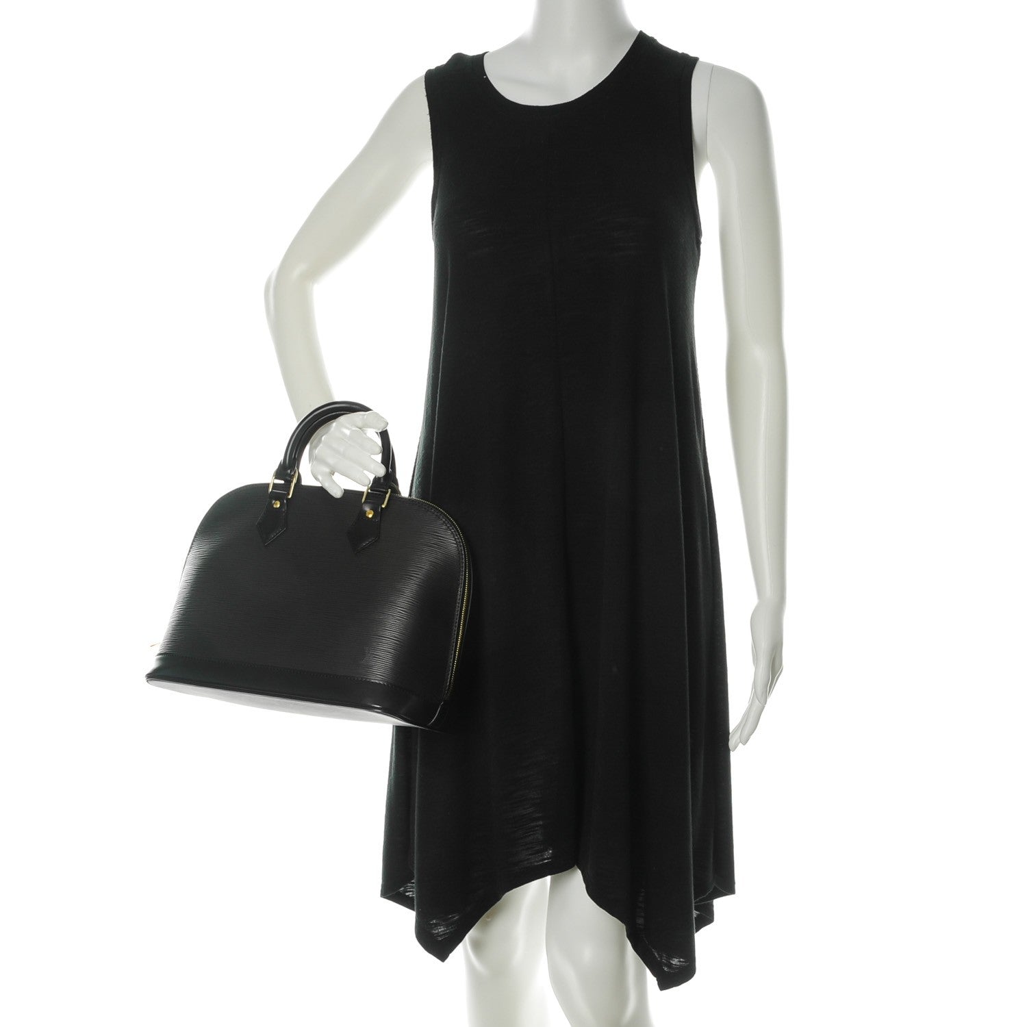 Louis Vuitton Epi Alma PM Black 2 of 7