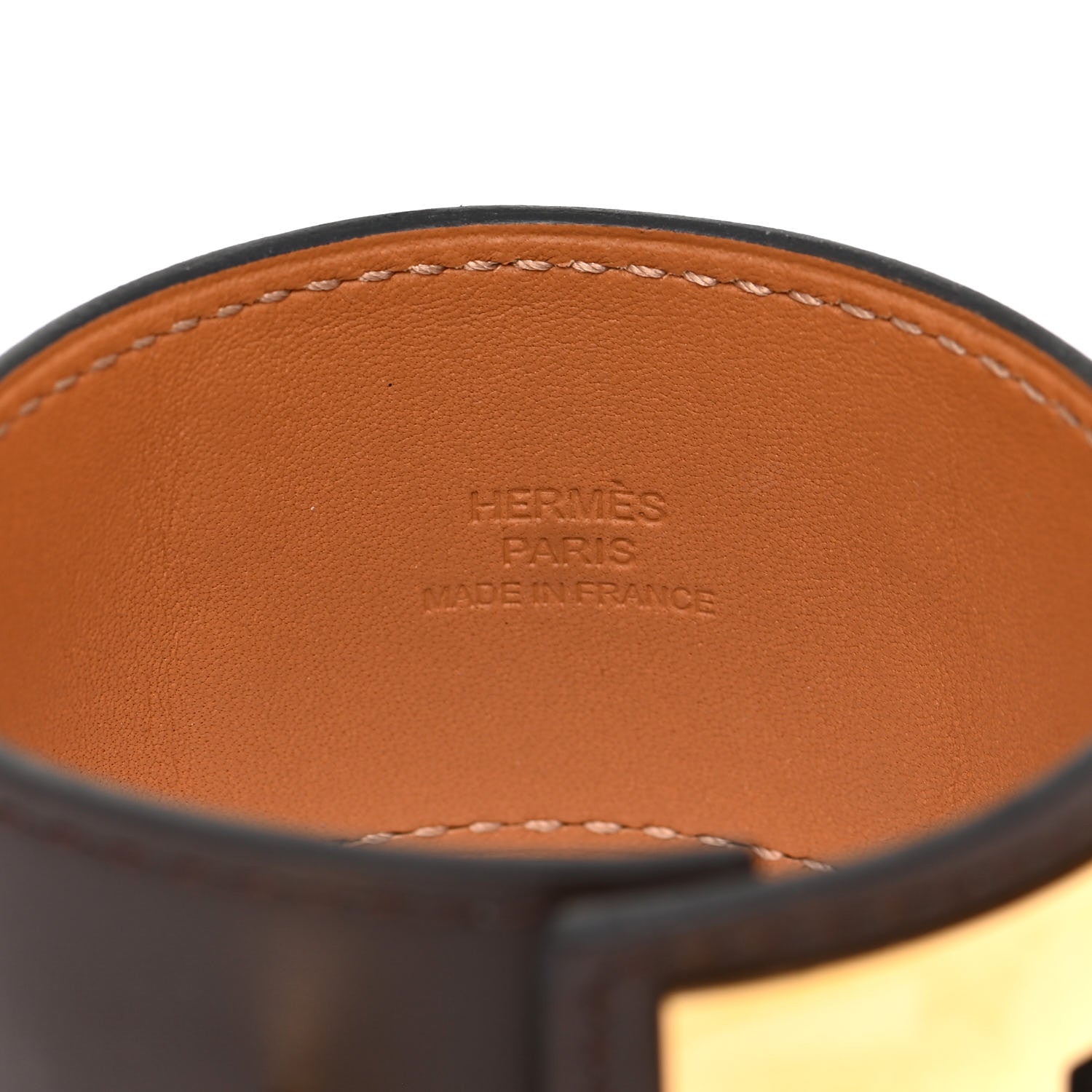 Hermes Box Collier de Chien CDC Bracelet S Chocolate 5 of 8