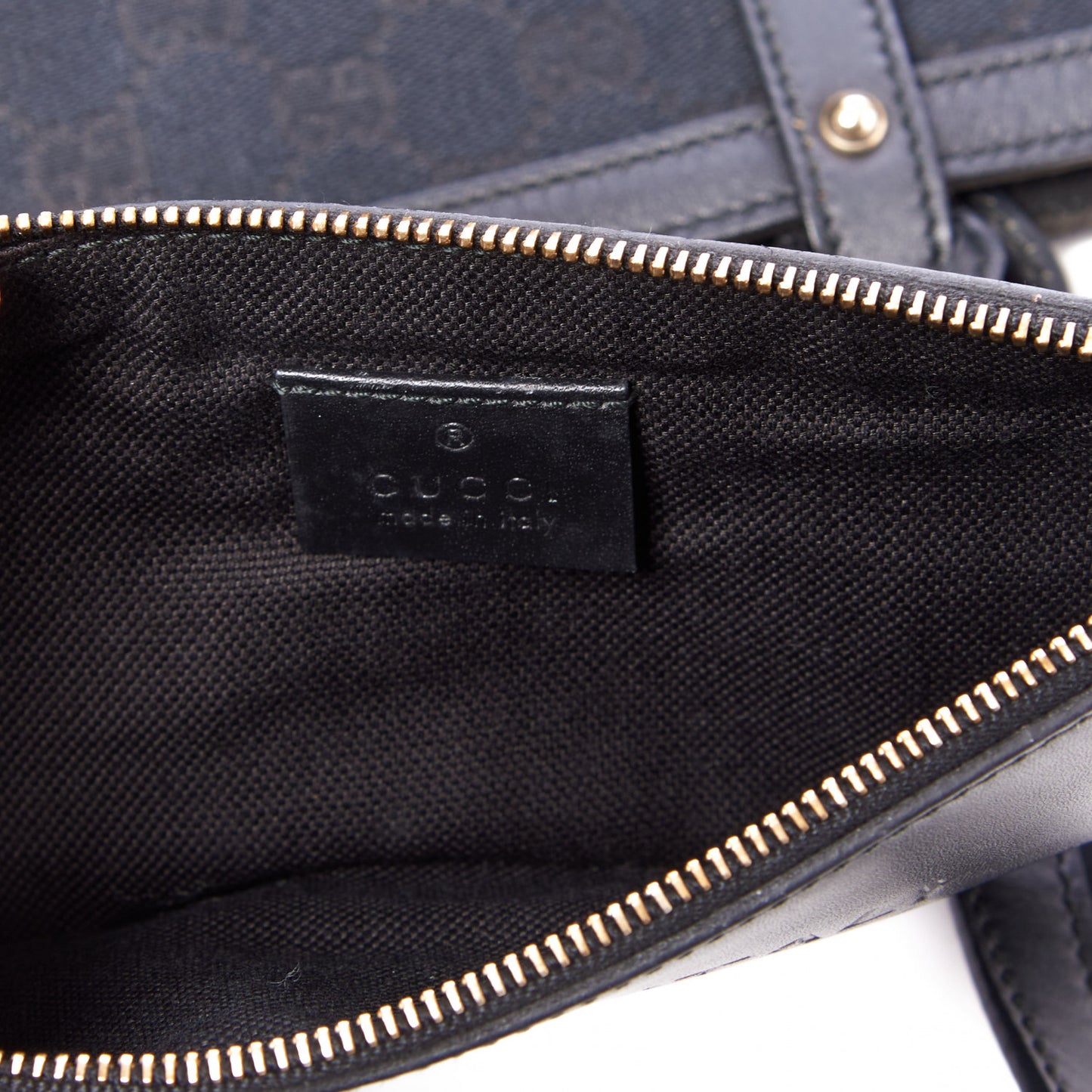 Monogram Small Craft Tote Black