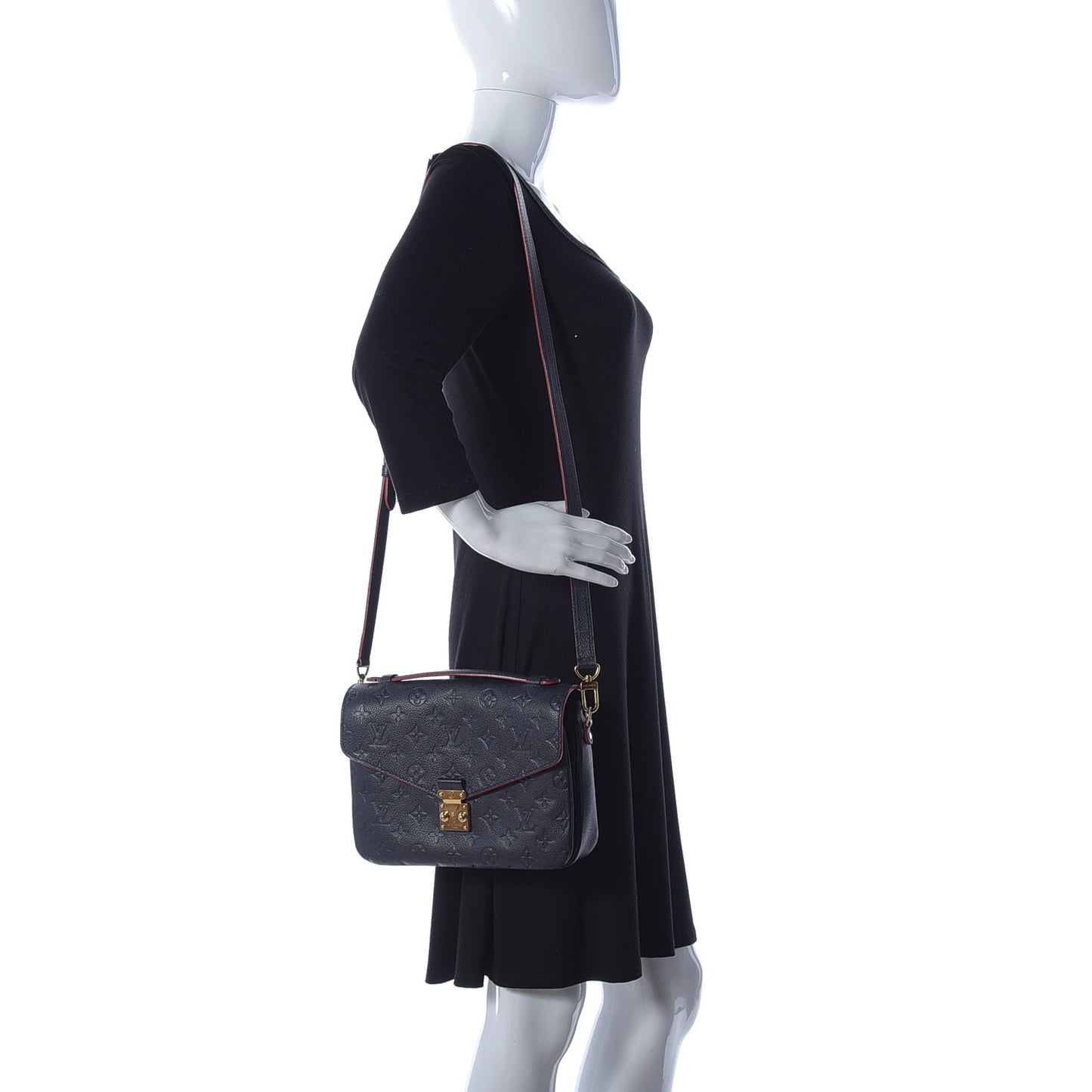 Empreinte Pochette Metis Marine Rouge