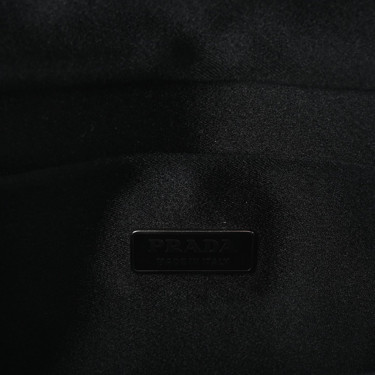 Spazzolato Mini Clutch Bag Black