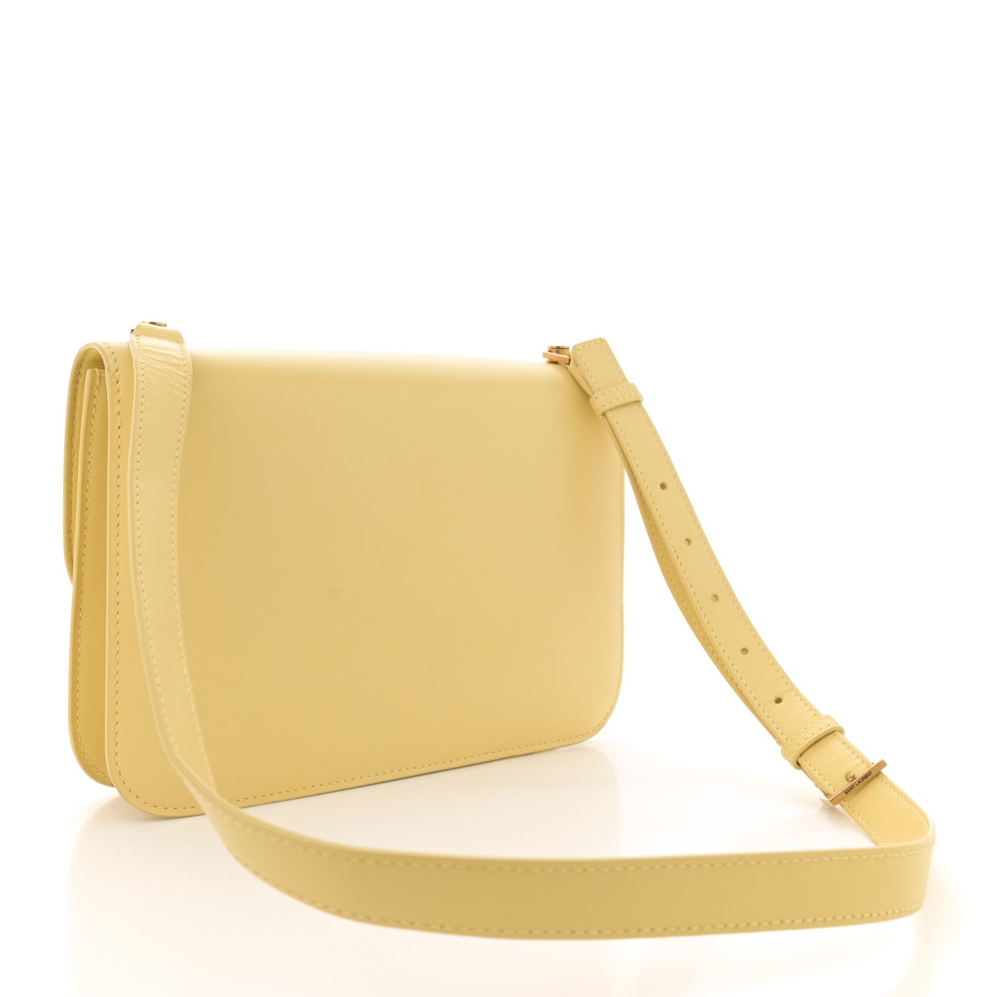 Smooth Calfskin Carre Satchel Paille
